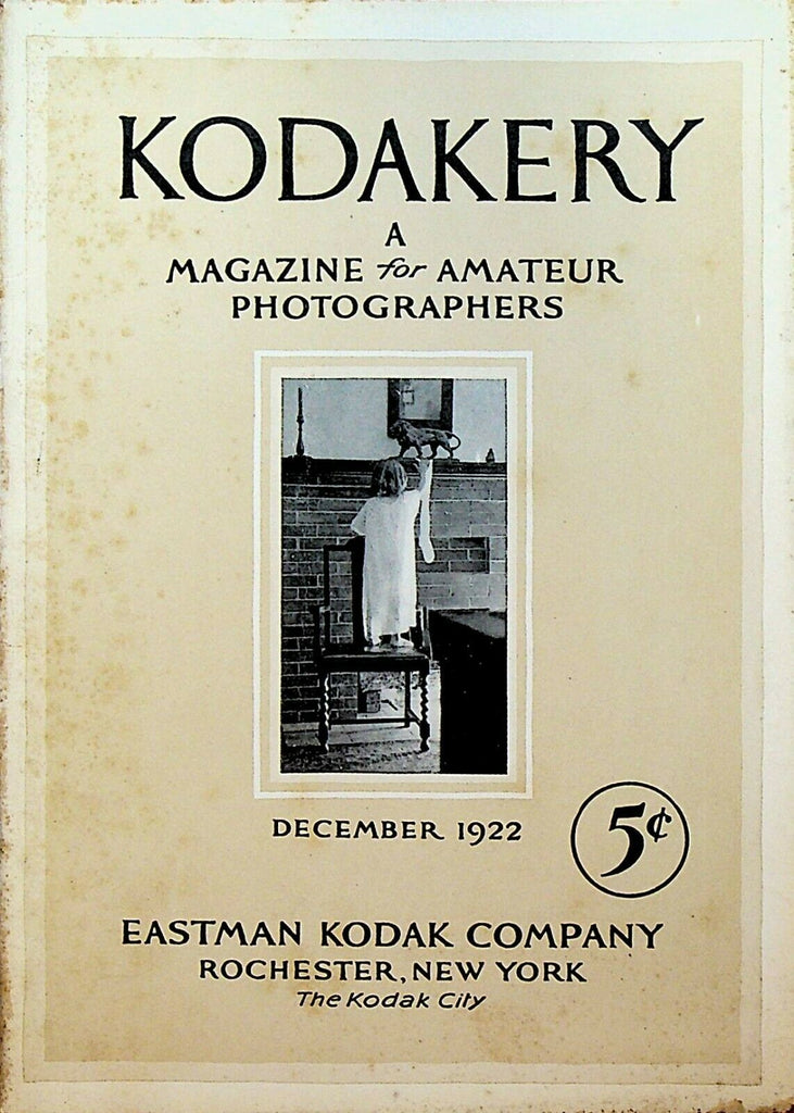 Kodakery Magazine for Amateur Photographers Kodak December 1922 Christmas