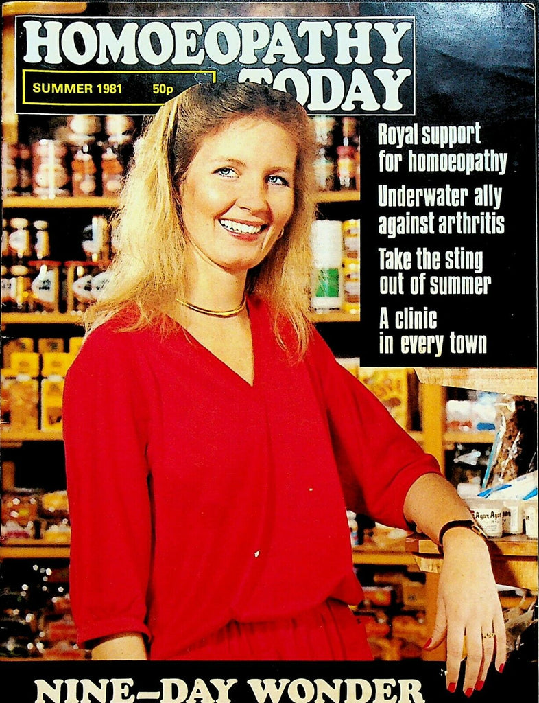 Homoeopathy Today Magazine Summer 1981 Marilyn Gewolb Health