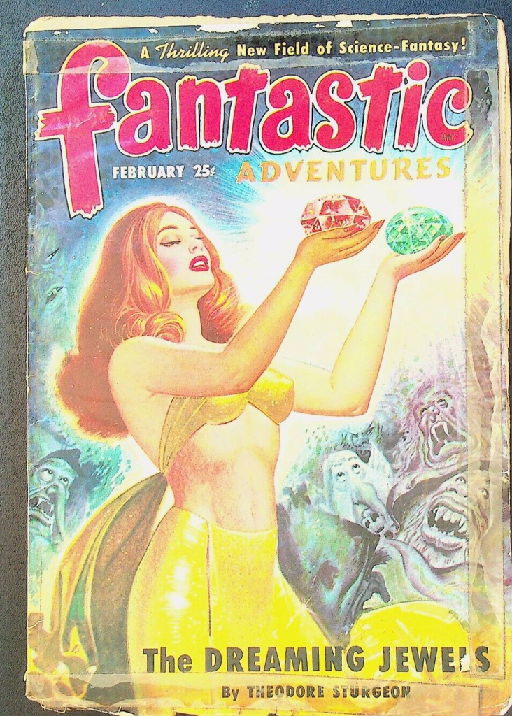 Fantastic Adventures Pulp February 1950 Ward Fleming Theodore Sturgeon
