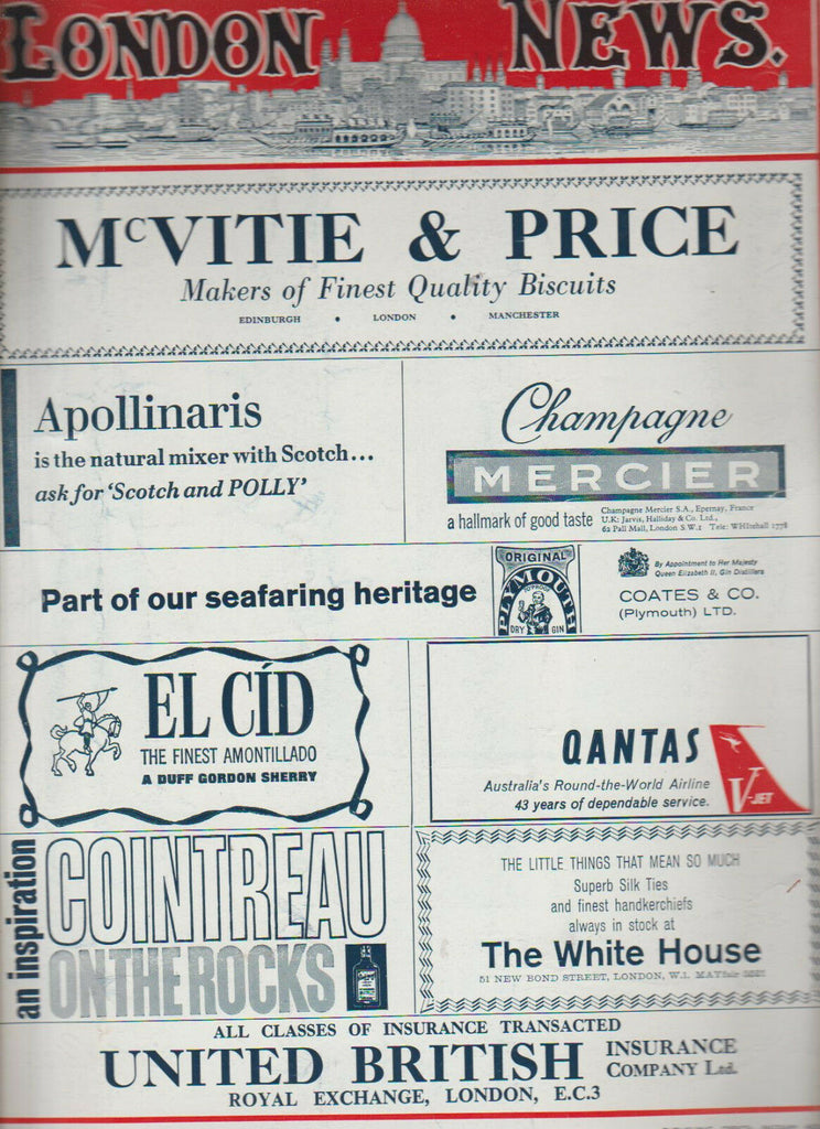 The Illustrated London News April 25 1964 Queen Mother Gives Whitbread Trophy