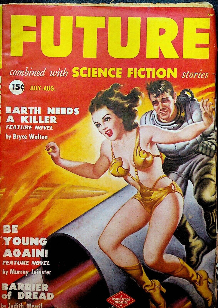 Future Science Fiction Pulp July 1950 Murray Leinster Judith Merril Bryce Walton