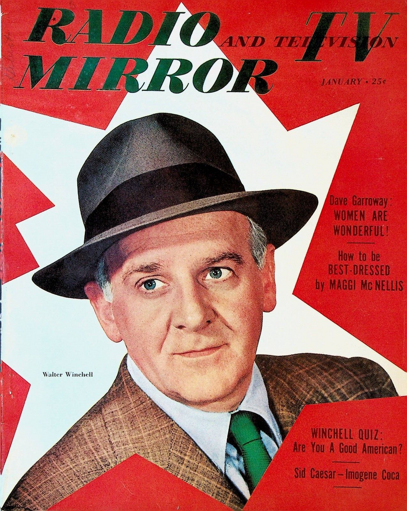 Radio & Television Mirror January 1951 Walter Winchell Sid Caesar Imogene Coca
