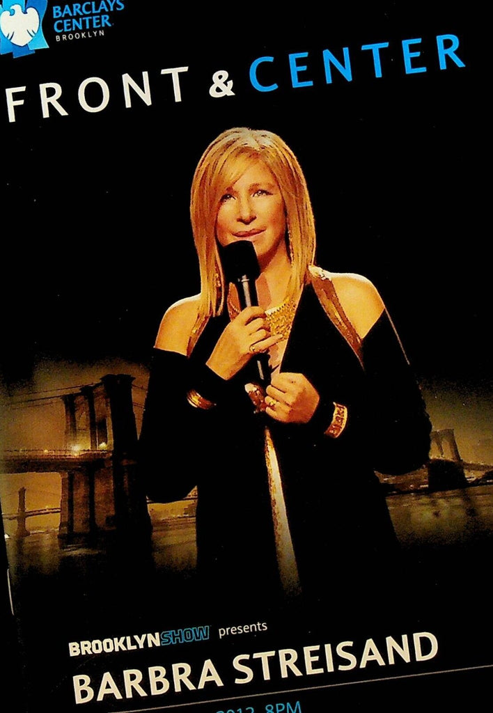 Front & Center Barclays Center 2012 Barbra Streisand Brooklyn