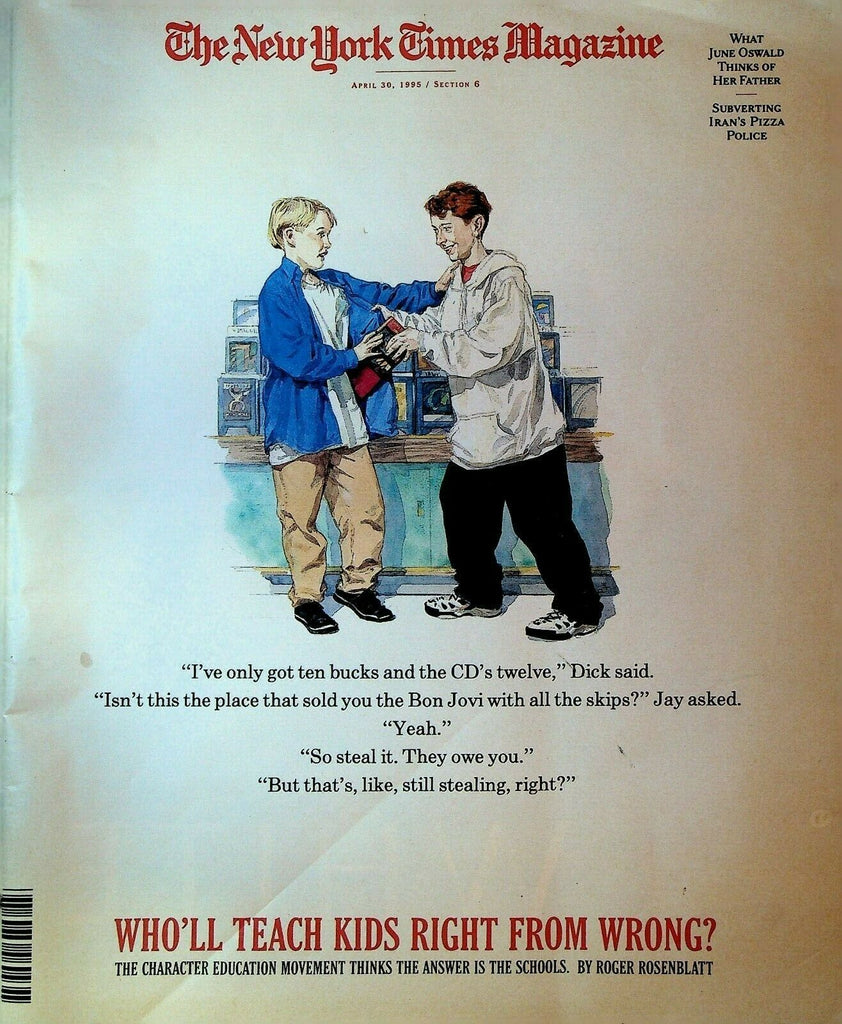 New York Times Magazine April 30 1995 Eileen Yin-Fei Lo Kurt & Kyle Froman