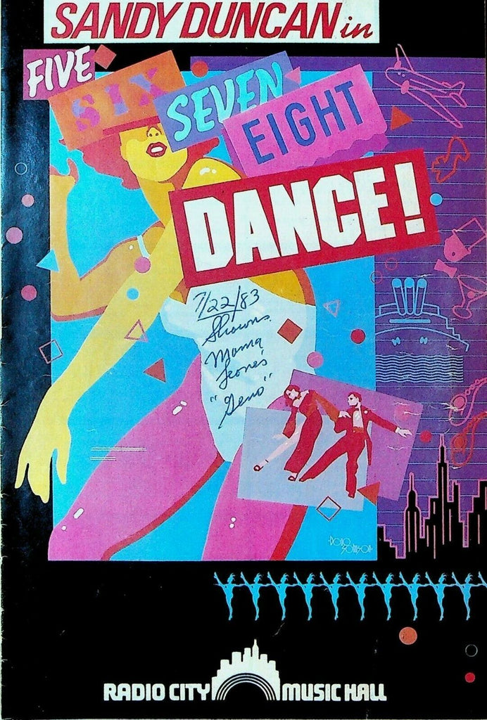 Sandy Duncan Five Six Seven Eight Dance Program Rockettes 1983