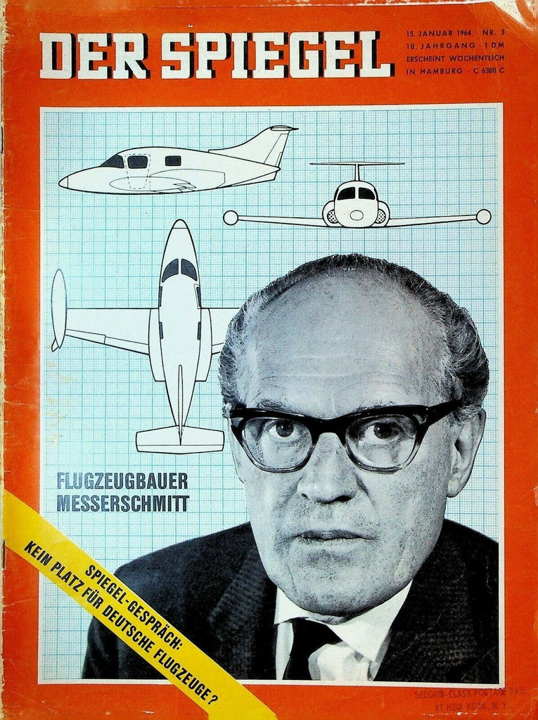 Der Spiegel January 15 1964 Messerschmitt Opel Kadett Marilyn Rice-Davies