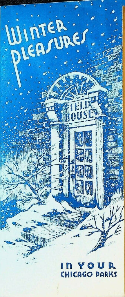 Winter Pleasures In Your Chicago Parks 1943 Brochure Illinois