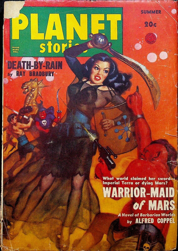 Planet Stories Pulp Summer 1950 Ray Bradbury Alfred Coppel Clyde Beck
