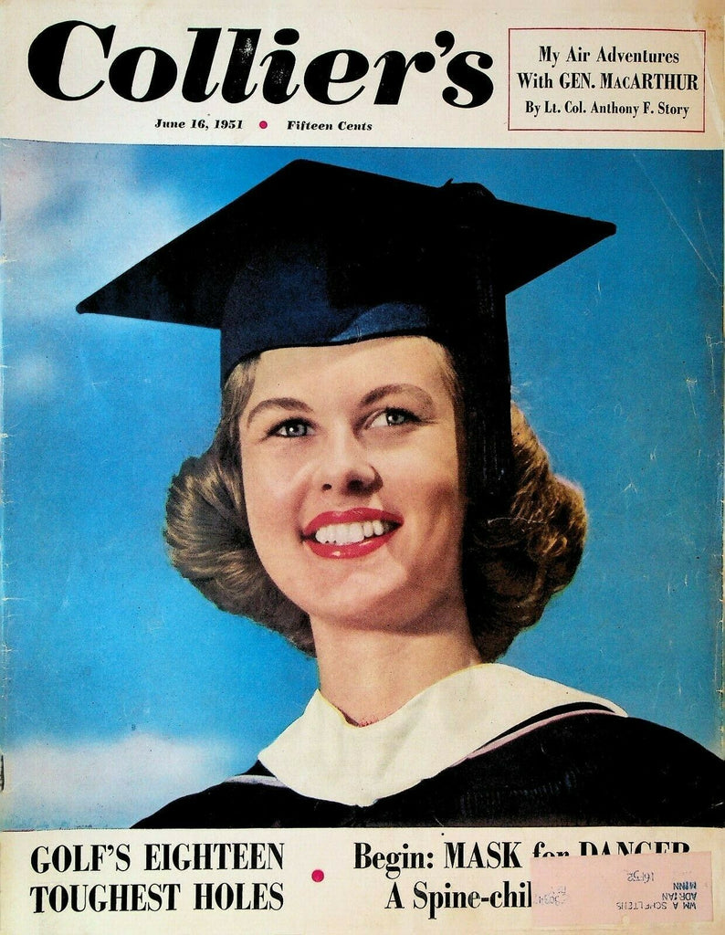 Collier's June 16 1951 Douglas MacArthur Shirley Booth Philip Plaistridge