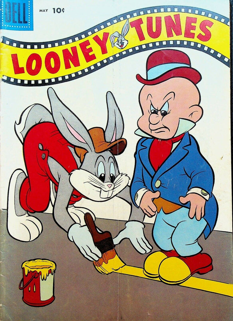 Looney Tunes 187 Dell Comics 1957 Bugs Bunny Elmer Fudd Paint Road