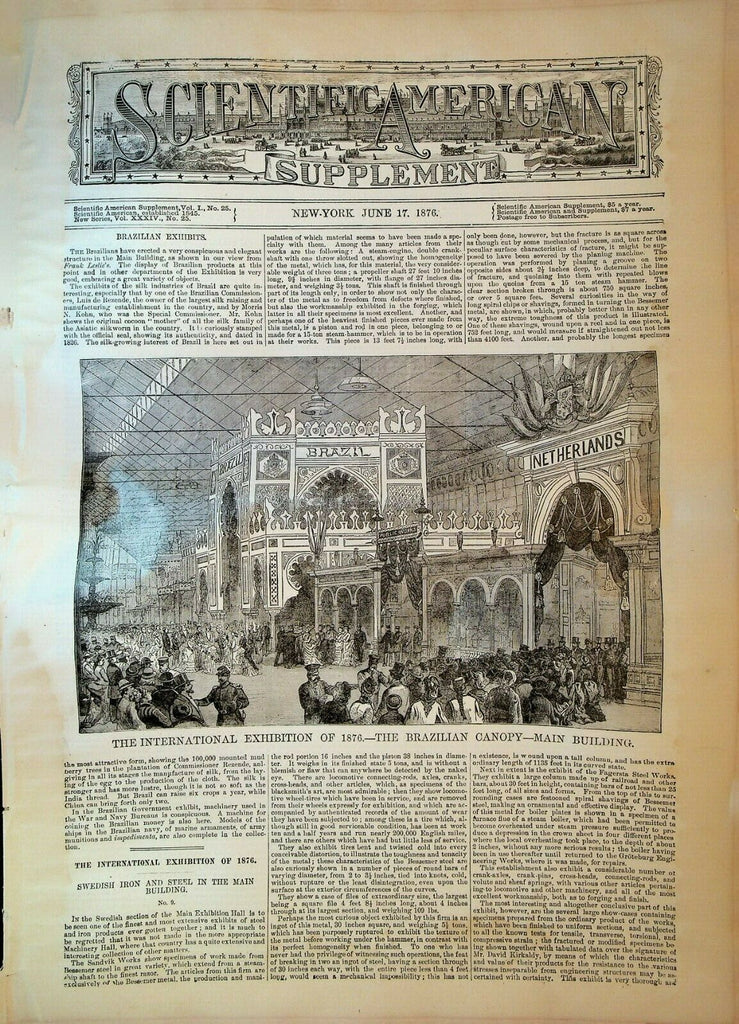 Scientific American Supplement June 17 1876 James Garretson DDS Chameleons