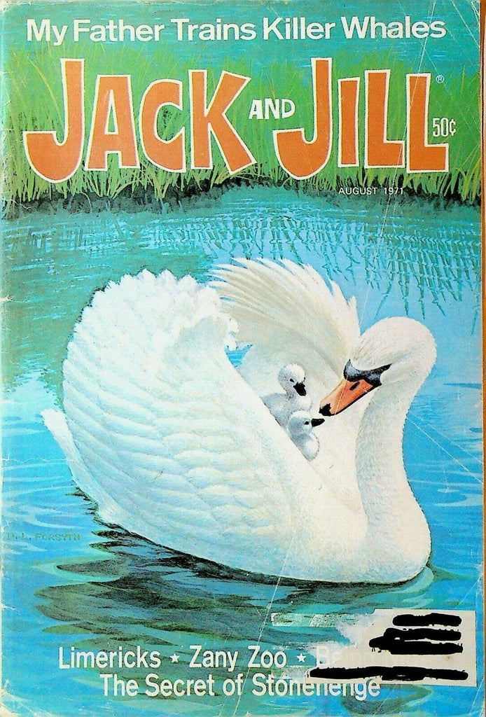 Jack & Jill Magazine August 1971 California Gold Rush Killer Whales