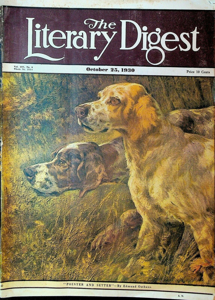 Literary Digest October 25 1930 Dirigible R-101 Crash China Art Deco