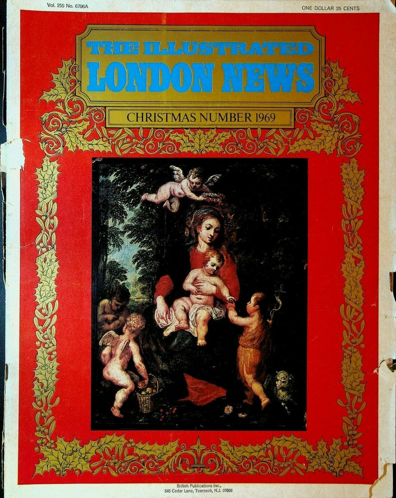 Illustrated London News Christmas Issue 1969 Naive Paintings Martinis