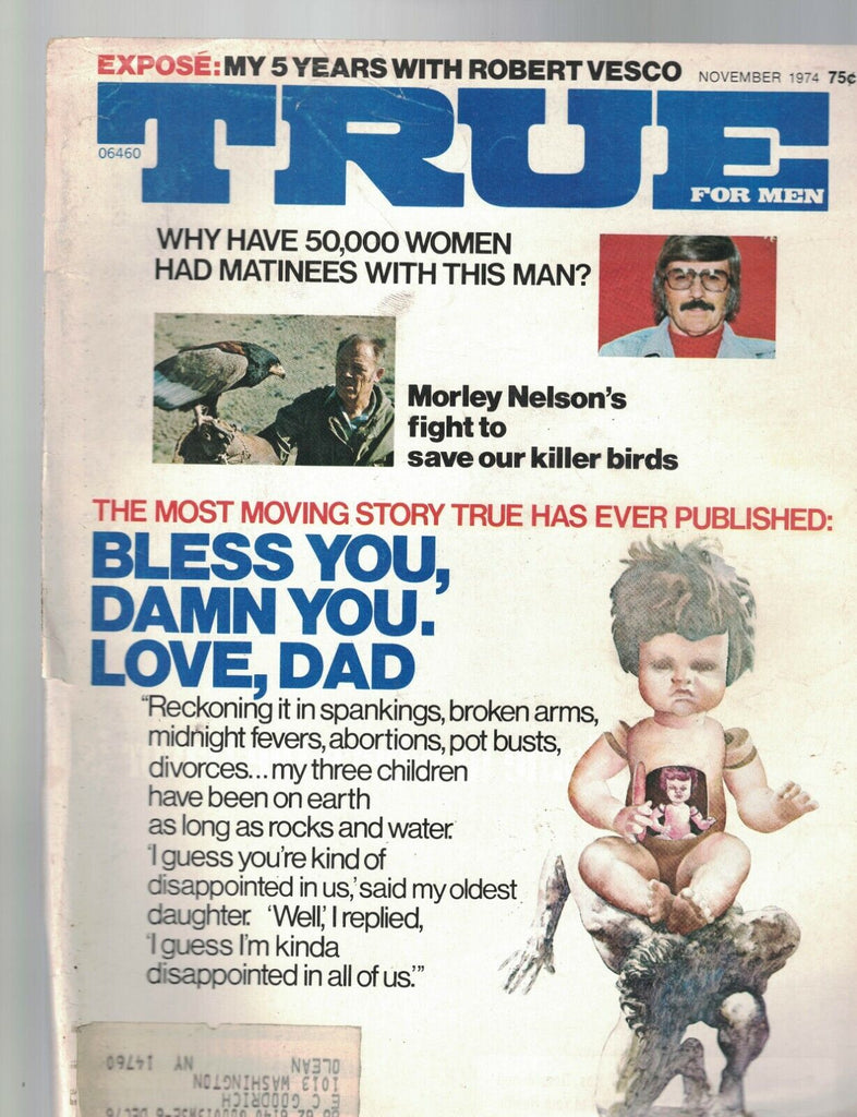 True Magazine November 1974 Bill Ballance Morley Nelson Don Meredith