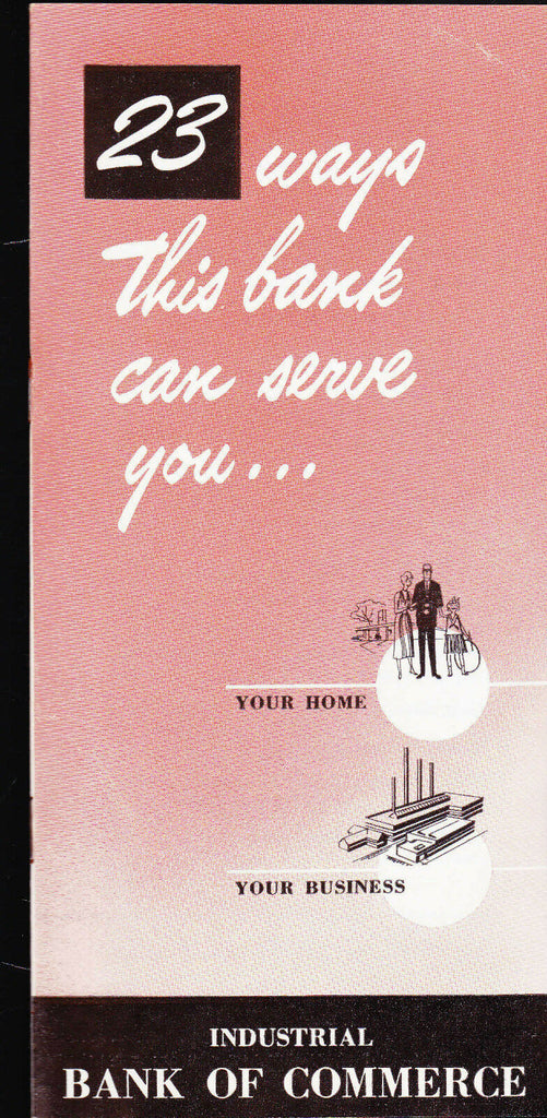 Industrial Bank of Commerce New York City 23 Ways Bank Can Serve You booklet