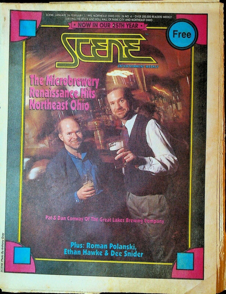 Cleveland Scene Magazine January 26 1995 Roman Polanski Dee Snider Ethan Hawke