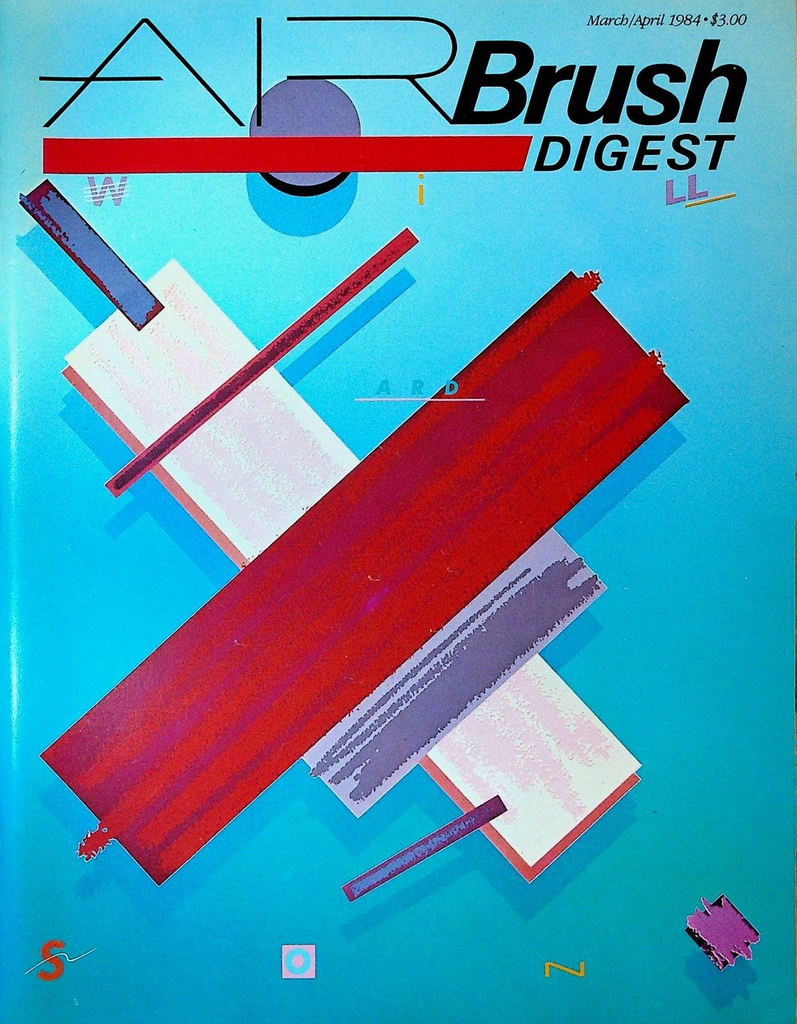 Air Brush Digest March 1984 Dave Willardson Guggenheim Museum