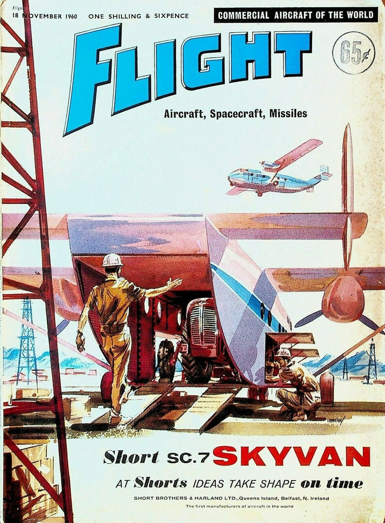 Flight Magazine November 18 1960 Commercial Aircraft of the World Missiles Space