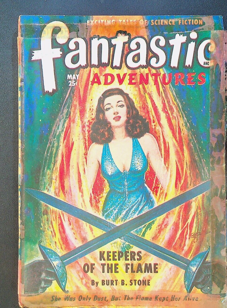 Fantastic Adventures Pulp May 1949 Burt Stone Charles Racour Lee Francis