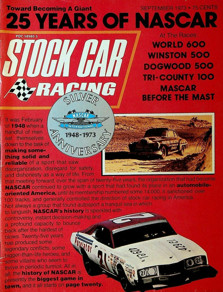 Stock Car Racing Magazine September 1973 NASCAR Bobby Allison Buddy Baker