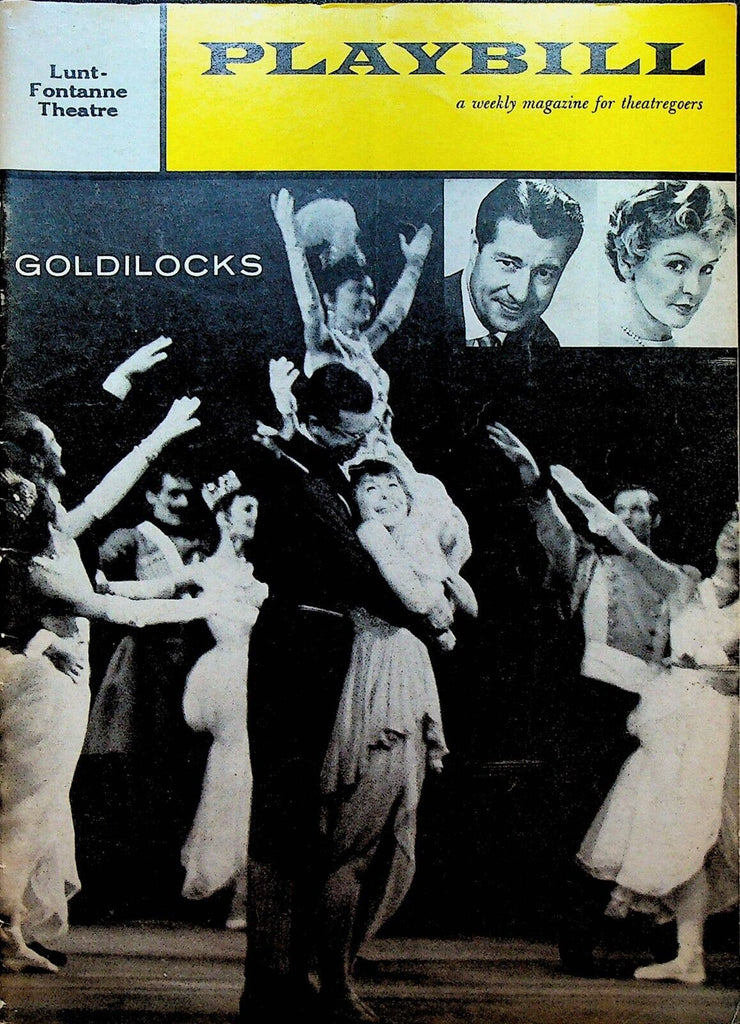 Goldilocks Playbill February 16 1959 Don Ameche Elaine Stritch David Nillo