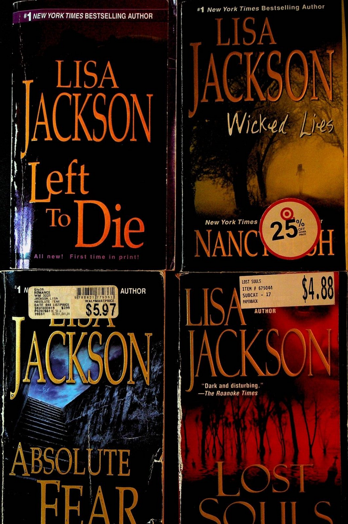 Lisa Jackson Lot of 4 Paperbacks