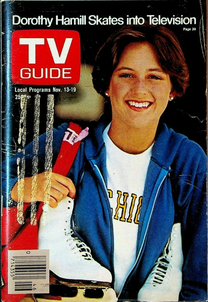 TV Guide November 13 1976 Dorothy Hamill Tom Bosley Gong Show