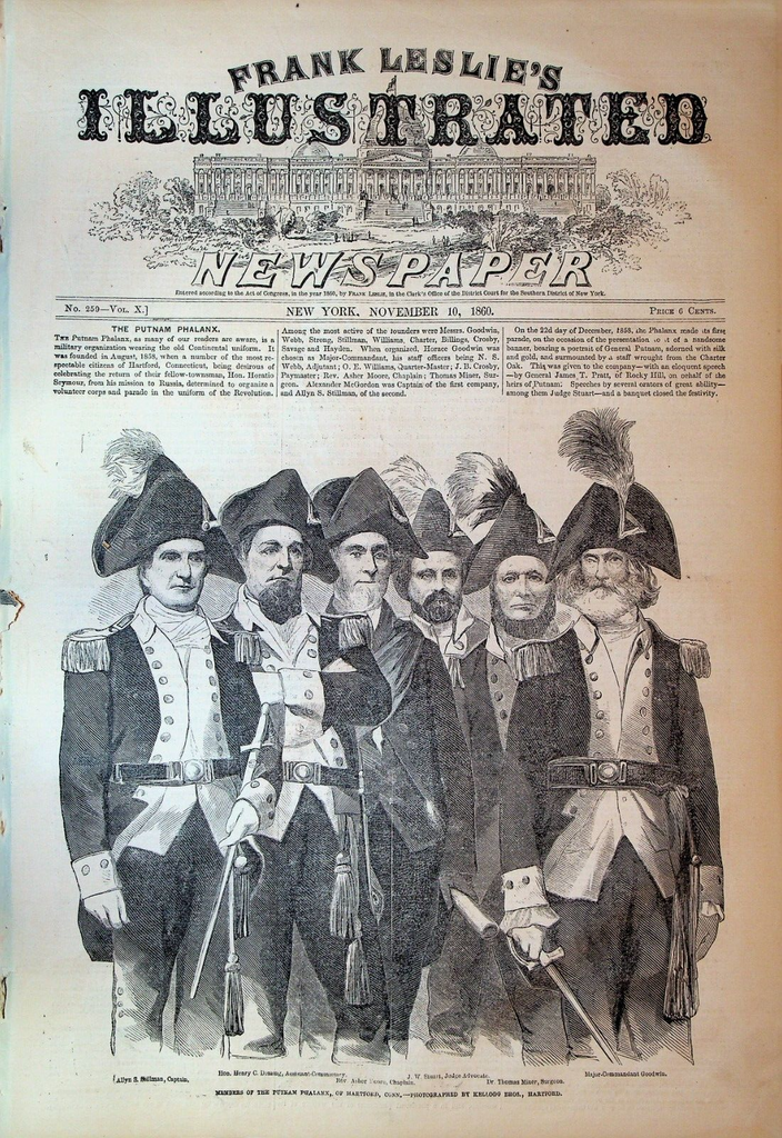 Frank Leslie's Illustrated Newspaper November 10 1860 John Breckinridge Brady