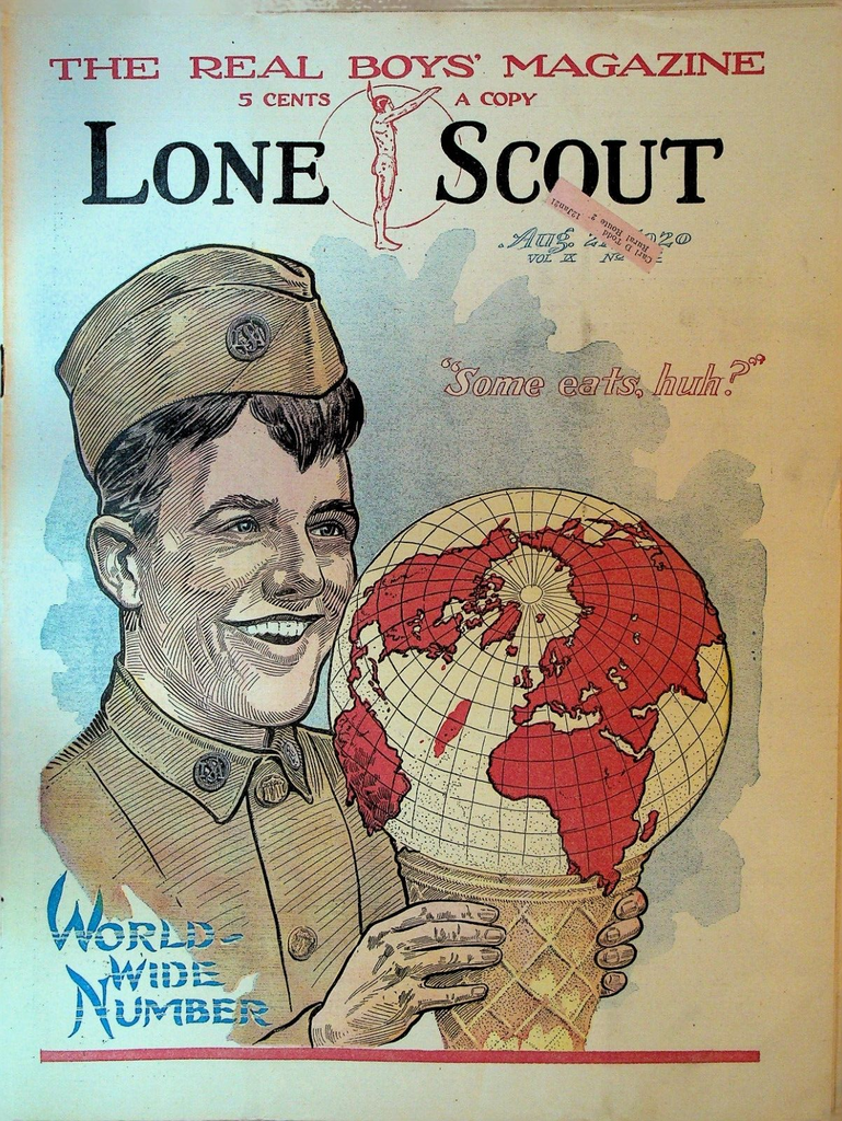 Lone Scout Magazine August 21 1920 Scouting WD Boyce African Safari Lithuania