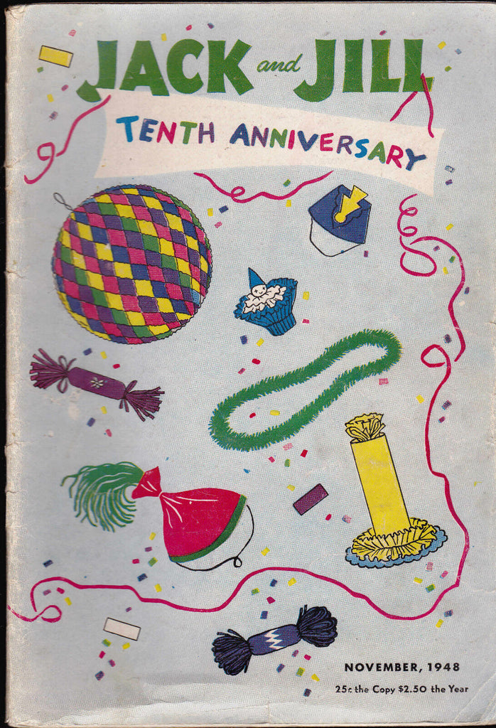 Jack and Jill Magazine 10th Anniversary Issue COMPLETE November 1948