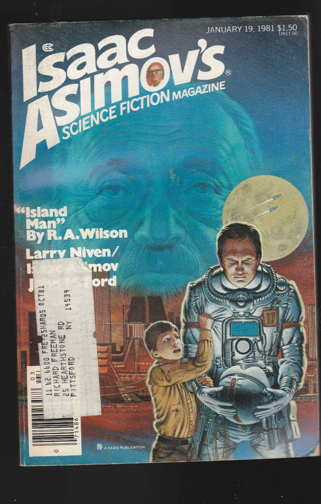 Isaac Asimov's Science Fiction Magazine January 19 1981 RA Wilson Larry Niven