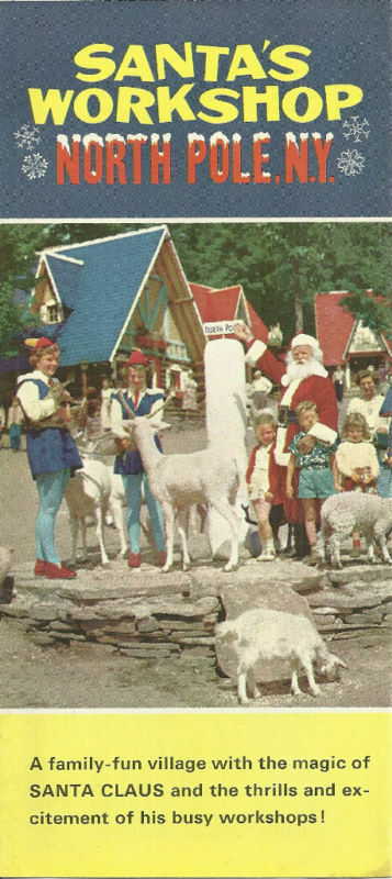 1960s Santa's Workshop- North Pole NY brochure