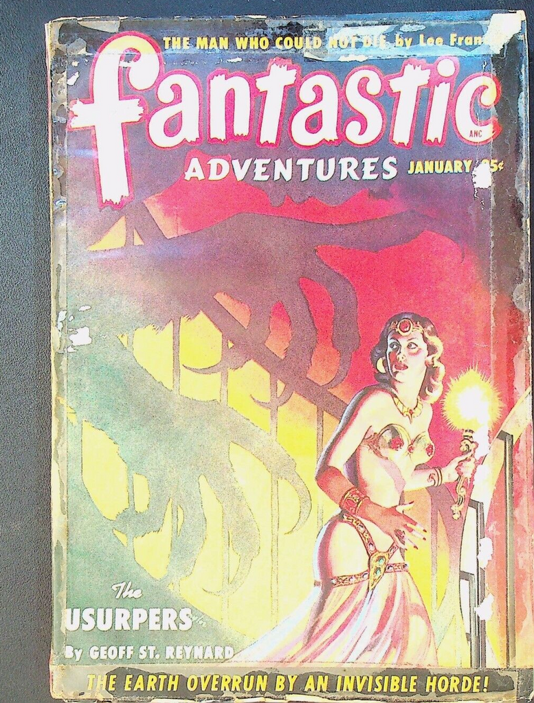Fantastic Adventures Pulp January 1950 Geoff St Reynard Warren Kastel