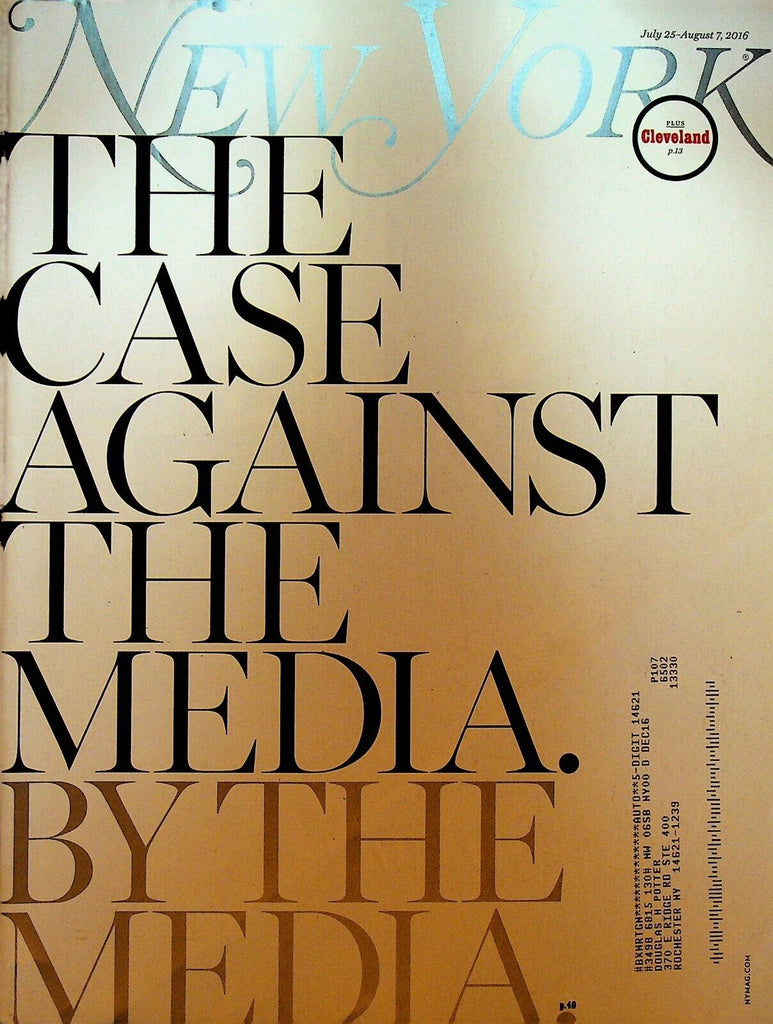 New York Magazine July 25 2016 Donald Trump Cats Play Isaiah Kirkland