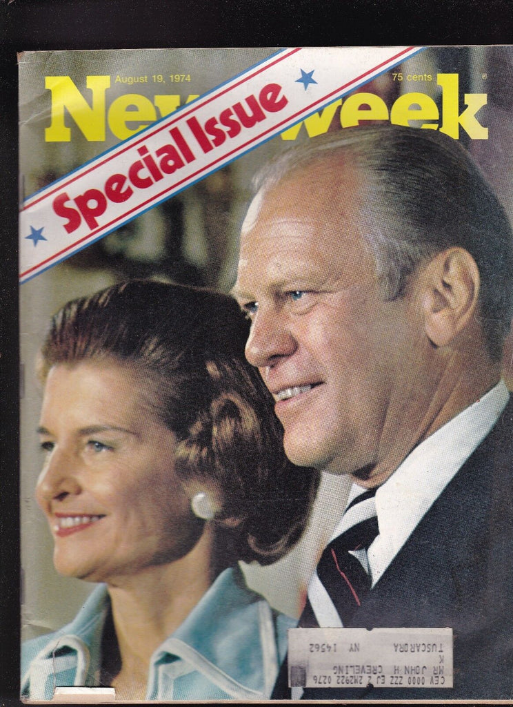 Newsweek Magazine Gerald Ford as President Watergate August 19 1974