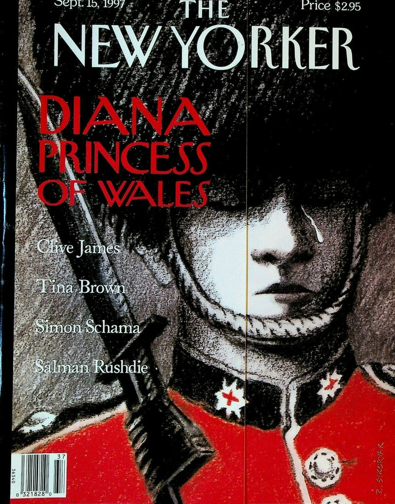 New Yorker Magazine September 15 1997 Princess Diana Tribute Don Delillo