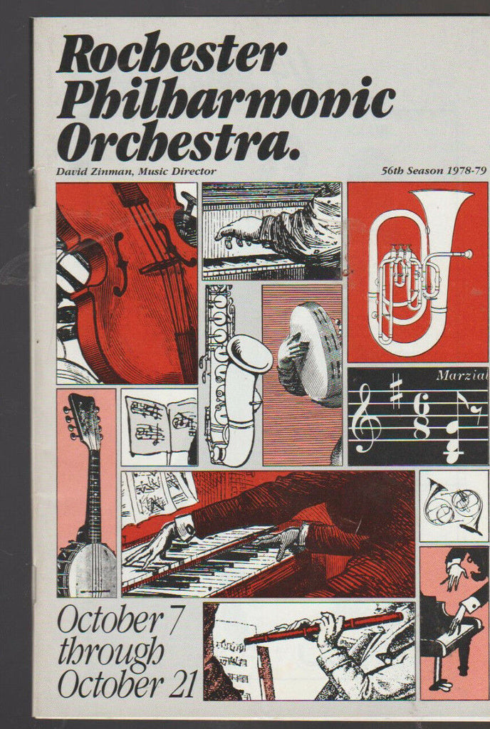 Rochester Philharmonic Orchestra Program October 7 1978 Dukes of Dixieland