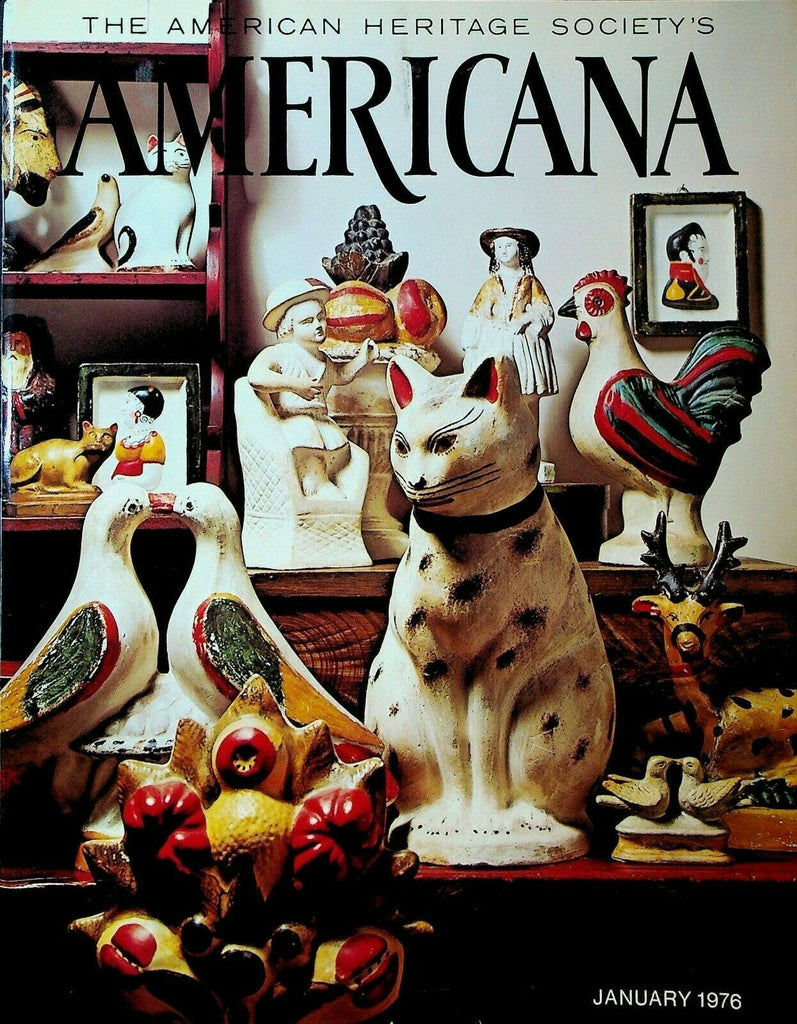Americana Magazine January 1976 Arizona Territorial Bank Chalkware Plymouth