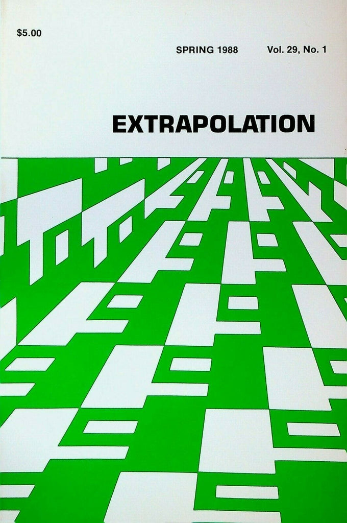 Extrapolation Science Fiction Spring 1988 Ursula Le Guin Edward Bellamy