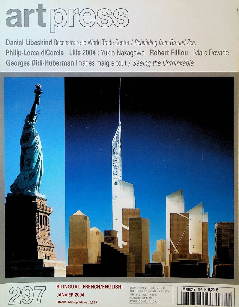 Art Press Magazine January 2004 World Trade Center Rebuilding Georges Roque