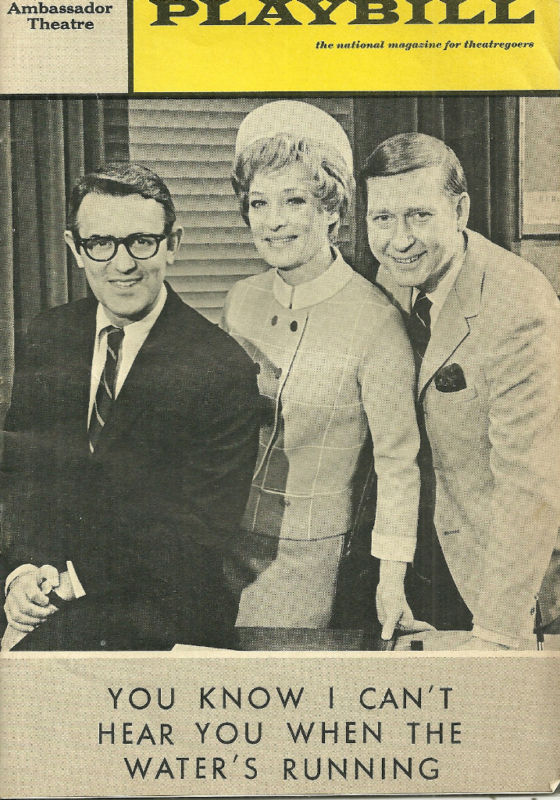 You Know I Can't Hear You When The Water's Running Playbill March 1968