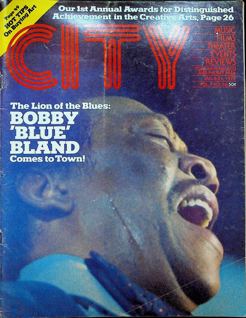 City Magazine January 1975 Bobby Bland Nolan Bushnell Video Games San Francisco