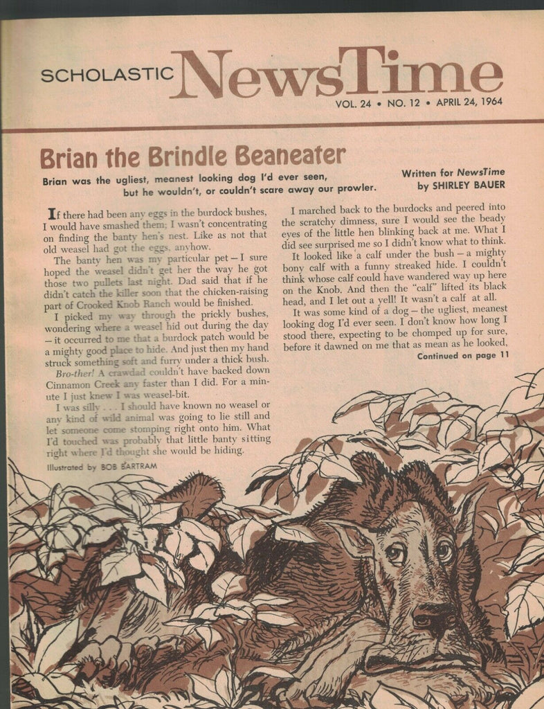 Scholastic NewsTime Magazine April 24 1964 New York World's Fair Japan