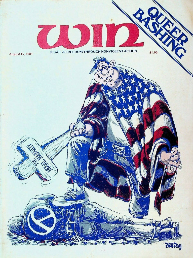 Win Magazine August 15 1981 Bill Day Israel Iraq Morocco San Francisco Gays