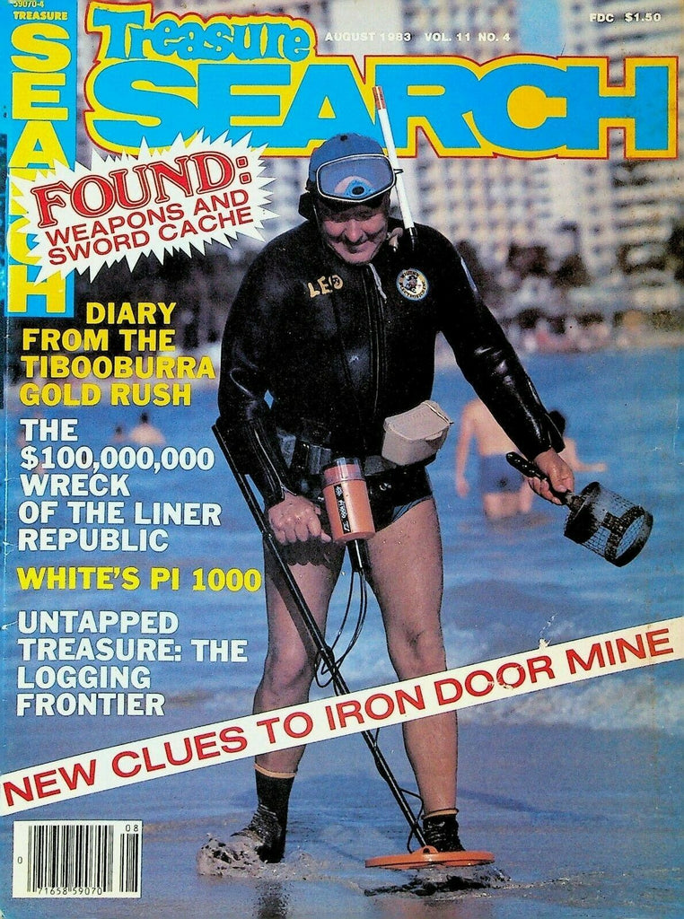 Treasure Search Magazine August 1983 Wreck of the Liner Republic Tibooburra