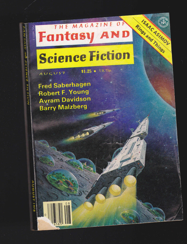 The Magazine of Fantasy & Science Fiction August 1978 Fred Saberhagen Rod Keen