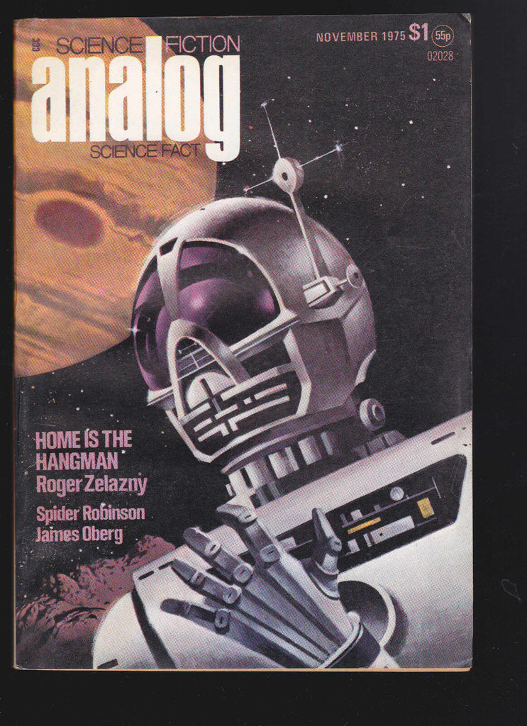 Analog Magazine November 1975 James Oberg Roger Zelazny Spider Robinson