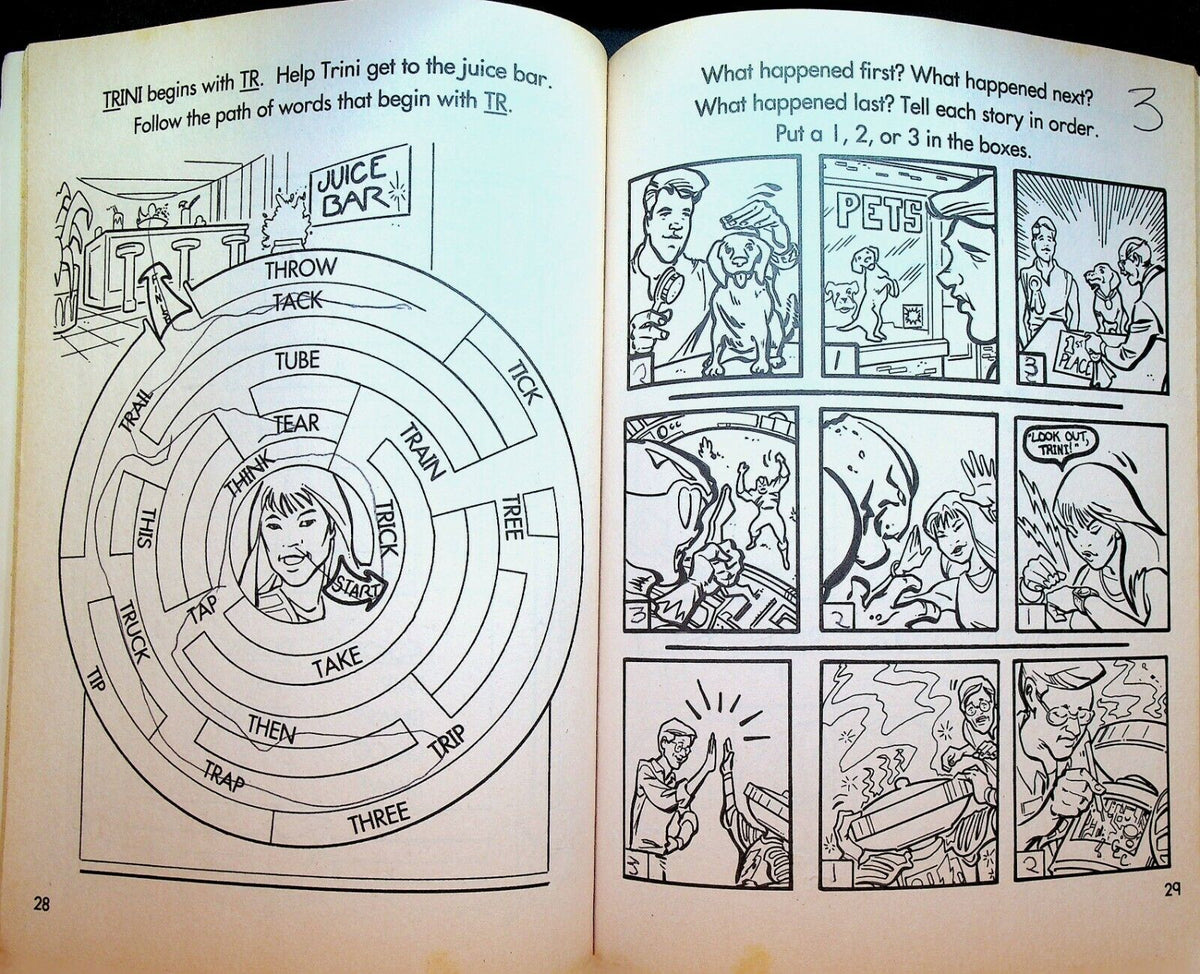 Morph Into Reading Workbook Mighty Morphin Power Rangers 1994 – Papergoy