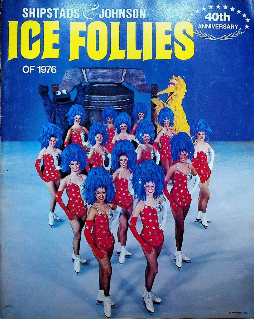 Shipstads & Johnson Ice Follies of 1976 Skating Program Sesame Street